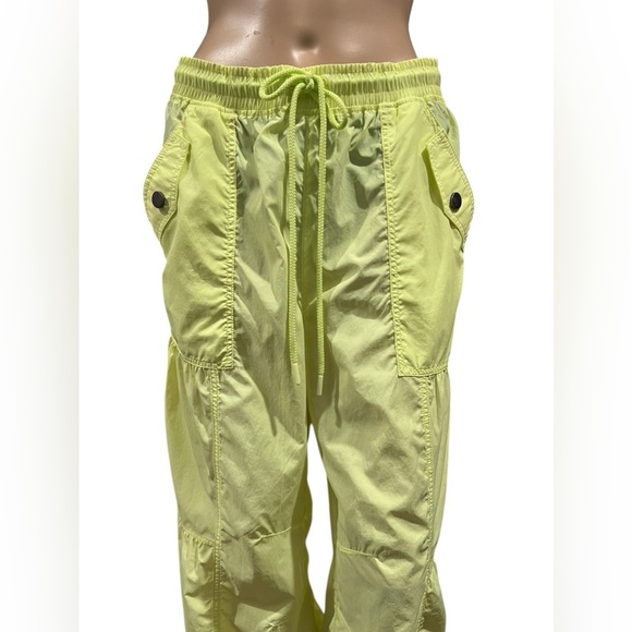 Free People Movement Set Me Free Pants Drawstring Sour Citrus Hiking Size M - Picture 6 of 14